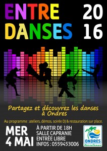Affiche Entre Danses 2016