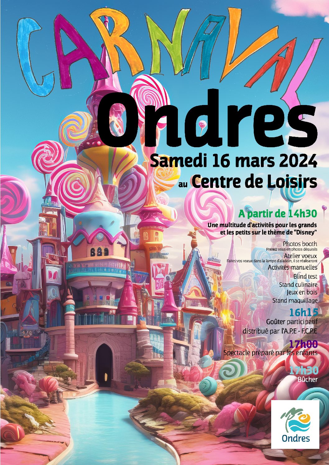 Carnaval du Centre de Loisirs 2024: la magie Disney!